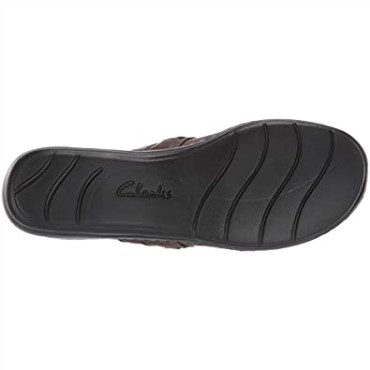 Zuecos Mujer Clarks Leisa Clover En Piel Marron Oscuro