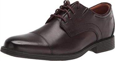 Gorra Whiddon De Hombre En Piel Marrón Oscuro Oxford Clarks