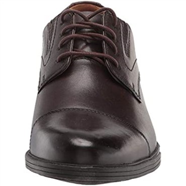 Gorra Whiddon De Hombre En Piel Marrón Oscuro Oxford Clarks