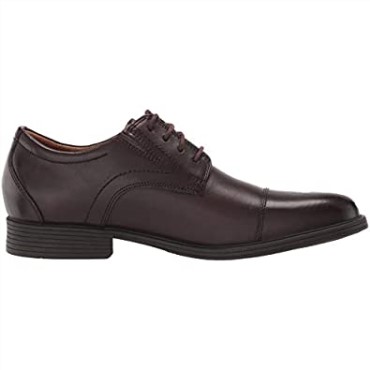 Gorra Whiddon De Hombre En Piel Marrón Oscuro Oxford Clarks