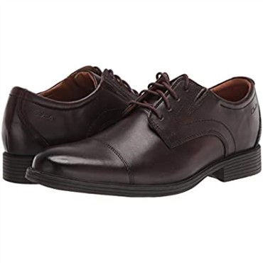 Gorra Whiddon De Hombre En Piel Marrón Oscuro Oxford Clarks