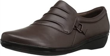 Mocasines Mujer Marron Oscuro Everlay Heidi Slip-on Clarks