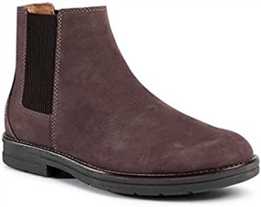 Límite De Prohibición De Clarks Nubuck Marrón Oscuro