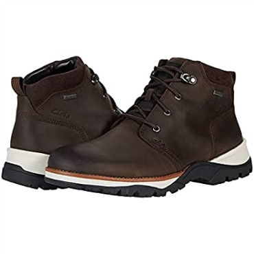 Cuero Aceitoso Marrón Oscuro Clarks Topton Mid