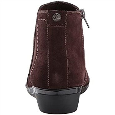 Botines Mujer Clarks Everlay Leigh De Ante Marron Oscuro