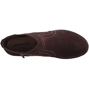 Botines Mujer Clarks Everlay Leigh De Ante Marron Oscuro