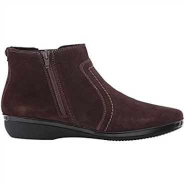 Botines Mujer Clarks Everlay Leigh De Ante Marron Oscuro