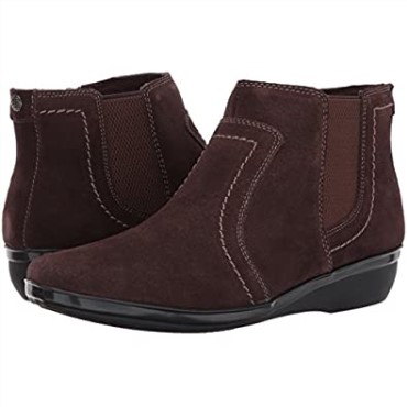 Botines Mujer Clarks Everlay Leigh De Ante Marron Oscuro