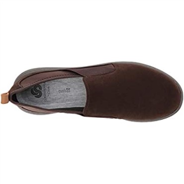 Zapatilla Mujer Clarks Step Move Jump De Sintetico Marron Oscuro