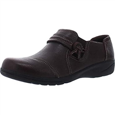 Mocasín Sin Cordones Cheyn Madi De Mujer En Piel Marron Oscuro Clarks