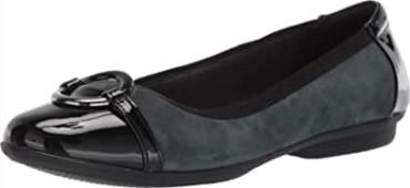 Vestido De Mujer Gracelwind Verde Oscuro Ante Combi Bailarinas Clarks