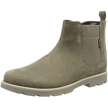 Gris Oscuro Lea Hombre Heathsea Gtxk Chelsea Bota Clarks