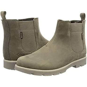 Gris Oscuro Lea Hombre Heathsea Gtxk Chelsea Bota Clarks