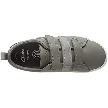 Sneaker Niño Piel Gris Oscuro Flare Bug K Clarks