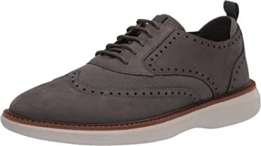 Nubuck Gris Oscuro Clarks Hombre Brantoxford