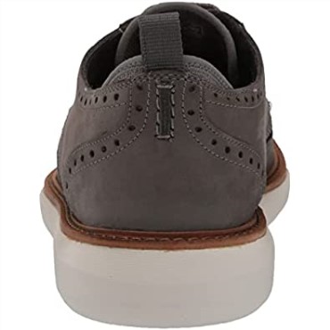 Nubuck Gris Oscuro Clarks Hombre Brantoxford