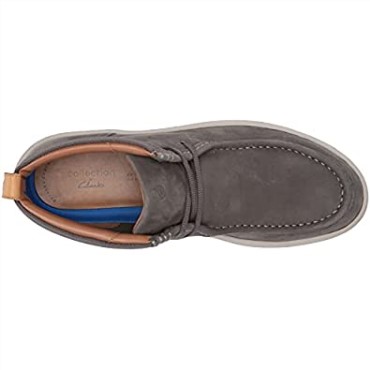 Botas Chukka De Caña Media Cambro Para Hombre En Nubuck Gris Oscuro De Clarks