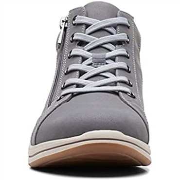 Botines De Mujer Sintético Gris Oscuro Brisa Glide Clarks
