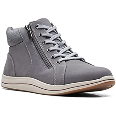 Botines De Mujer Sintético Gris Oscuro Brisa Glide Clarks