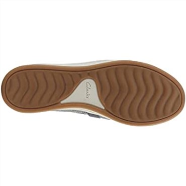 Mocasines Mujer Clarks Brisa Bali Textil Gris Oscuro