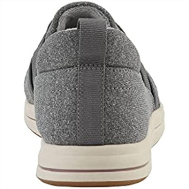 Mocasines Mujer Clarks Brisa Bali Textil Gris Oscuro
