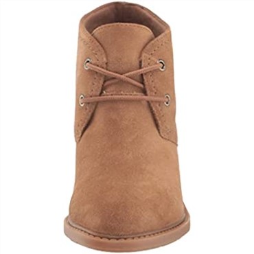 Caqui Oscuro Gamuza Clarks Mujer Escena Encaje Bota Moda
