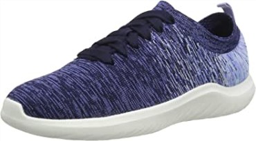 Zapatillas Clarks Mujer Combi Nova Glint Azul Marino Oscuro