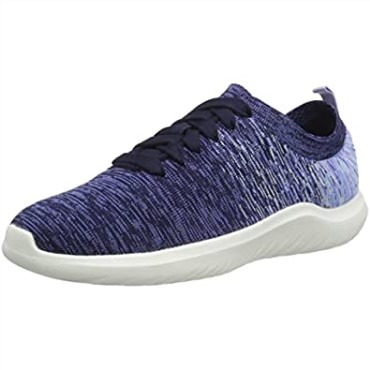 Zapatillas Clarks Mujer Combi Nova Glint Azul Marino Oscuro
