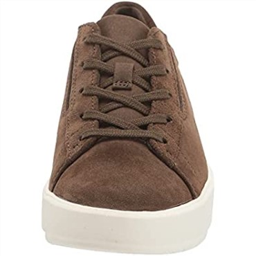 Zapatilla Layton Lace De Mujer De Ante Oliva Oscuro Clarks