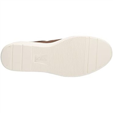 Zapatilla Layton Lace De Mujer De Ante Oliva Oscuro Clarks