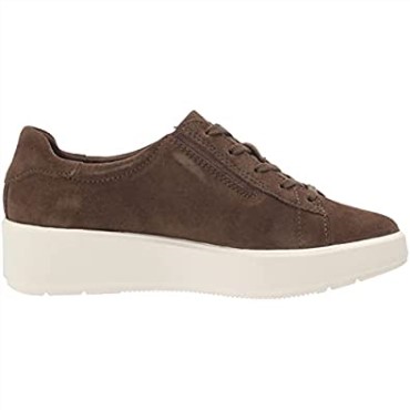 Zapatilla Layton Lace De Mujer De Ante Oliva Oscuro Clarks