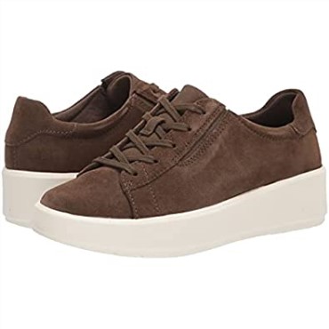 Zapatilla Layton Lace De Mujer De Ante Oliva Oscuro Clarks