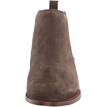 Botines Chelsea Taylor Shine De Mujer En Ante Verde Oliva Oscuro Clarks