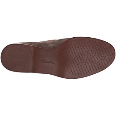 Botines Chelsea Taylor Shine De Mujer En Ante Verde Oliva Oscuro Clarks