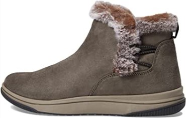 Botines De Mujer Clarks De Piel Verde Oliva Oscuro