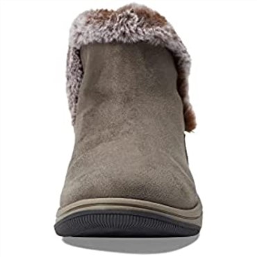 Botines De Mujer Clarks De Piel Verde Oliva Oscuro