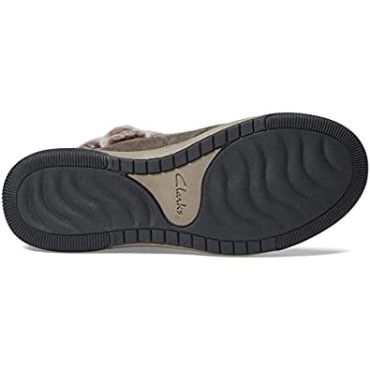 Botines De Mujer Clarks De Piel Verde Oliva Oscuro