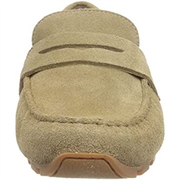 Mocasín Con Barra Oswick Para Hombre En Ante Color Arena Oscuro Clarks