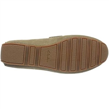 Mocasín Con Barra Oswick Para Hombre En Ante Color Arena Oscuro Clarks