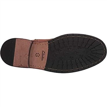 Marrón Oscuro Clarks Clarkdale Spare Botas De Cuero Marrón Oscuro Hombre