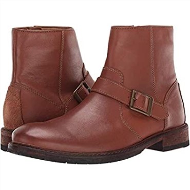 Marrón Oscuro Clarks Clarkdale Spare Botas De Cuero Marrón Oscuro Hombre