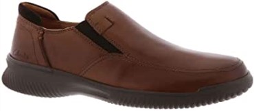 Marrón Oscuro Donaway Step Mens Slip On Clarks Especial