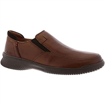 Marrón Oscuro Donaway Step Hombre Slip On Clarks