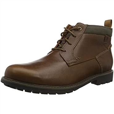 Botines De Caña Media Bowzer Para Hombre De Color Marrón Oscuro Lea Clarks