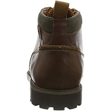 Botines De Caña Media Bowzer Para Hombre De Color Marrón Oscuro Lea Clarks