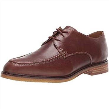Delantal Clarkdale Para Hombre De Cuero Marrón Oscuro Clarks Oxford