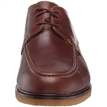 Delantal Clarkdale Para Hombre De Cuero Marrón Oscuro Clarks Oxford