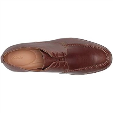 Delantal Clarkdale Para Hombre De Cuero Marrón Oscuro Clarks Oxford