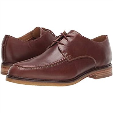 Delantal Clarkdale Para Hombre De Cuero Marrón Oscuro Clarks Oxford