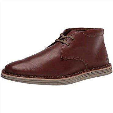 Bota Chukka Forge Stride De Cuero Marrón Oscuro Para Hombre Clarks